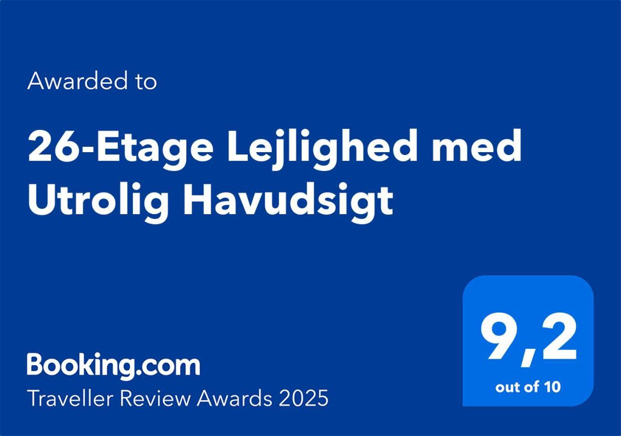 26-Etage Lejlighed Med Utrolig Havudsigt オールフス エクステリア 写真